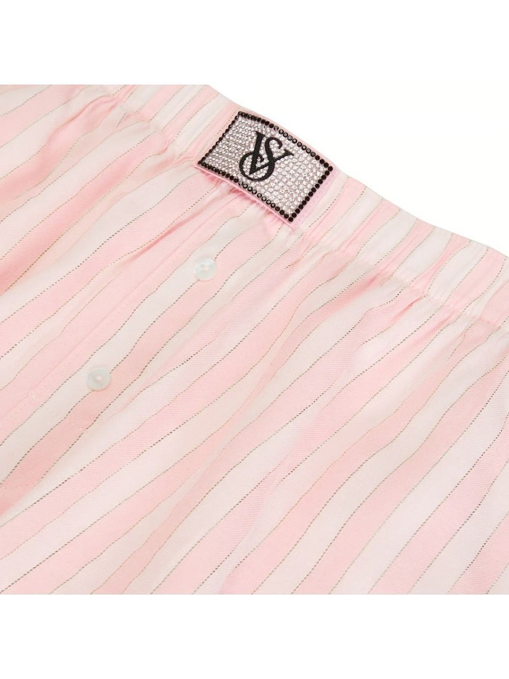 New Victoria's SecretFlannel Long-Sleeve Short Tee-Jama Set Small - Picture 3 of 7